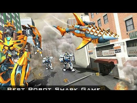 Shark Robot Transforming Game | Robot War 2021 | Chari Games