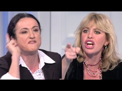 Lo storico scontro tra Vladimir Luxuria e Alessandra Mussolini a Porta a Porta - L'Arena 02/07/2017