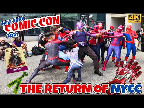 New York Comic Con 2021 4K | The Return Of NYCC