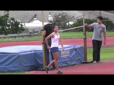Girls High Jump - Kaiser JV - OIA Track Meet 3/10/12