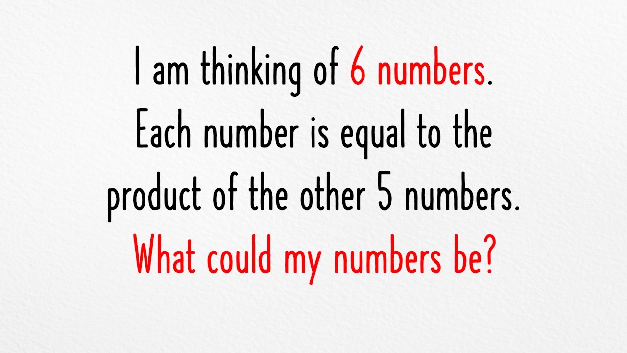 Brain Power Test - What Could My 6 Numbers Be?