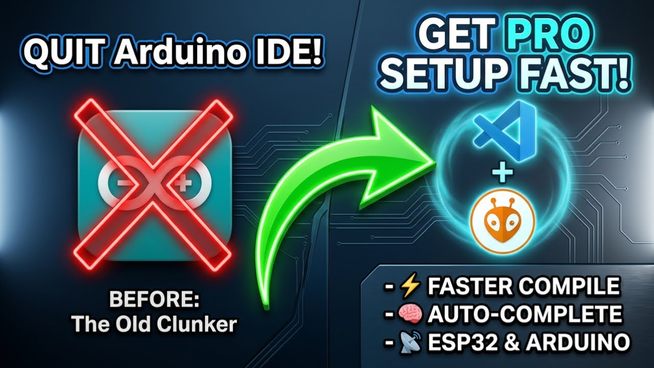 VS Code + PlatformIO Setup Guide (2026) | ESP32 & Arduino | Microbolt Robotics