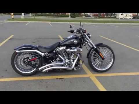 Harley Breakout Custom Air Ride Exhaust Sound