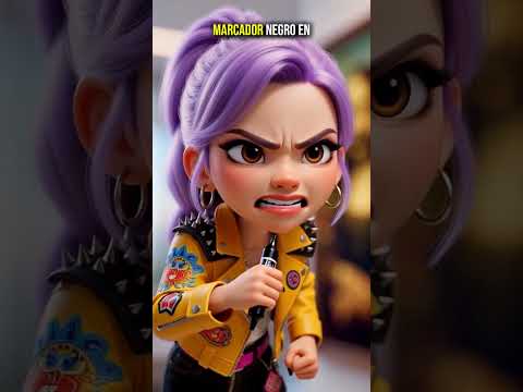 ¿Quién arruinó la pintura de Rumi? Guerreras K-Pop #kpopdemonhunters #kpop #guerreraskpop #rumi #ia