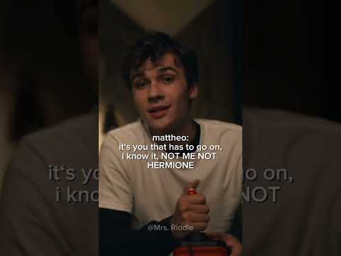 #pov : the slytherins are mocking the golden trio || #yn #mattheoriddle #dracomalfoy #harrypotter