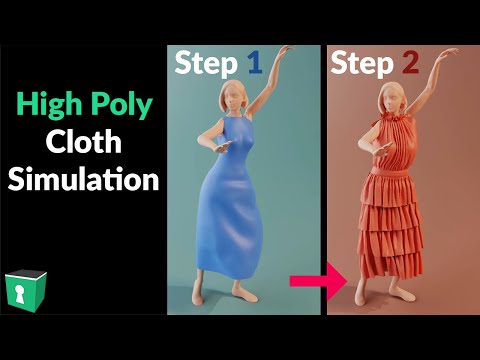 Blender Secrets - Detailed Clothes Simulated Easily