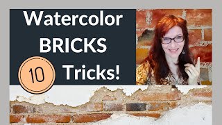 EASY Watercolor Brick Tutorial (10 Clever Tricks)