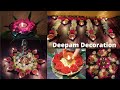 karthigai deepam decoration ideas | Flower Decoration | Diya stand decoration