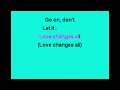 Electric Light Orchestra   Love Changes All Karaoke