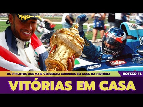 9 PILOTOS que MAIS VENCERAM CORRIDAS em CASA na FÓRMULA 1 🏎🏡😍