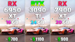 RX 7900 XT vs RTX 3090 Ti vs RX 6950 XT - Test in 8 Games