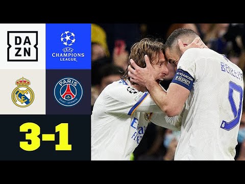 König-Karim und Magic-Modric schicken PSG Heim: Real Madrid – PSG 3:1 | UEFA Champions League