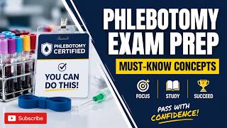 Complete NHA Phlebotomy Study Guide 2026 | From Beginner to Certified #ccma #phlebotomy #examprep