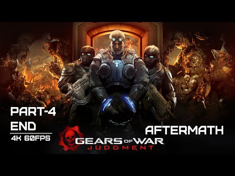 GEARS OF WAR JUDGMENT Gameplay Walkthrough PART-4 END FULL GAME XBOX X [4K 60FPS] - No Commentary