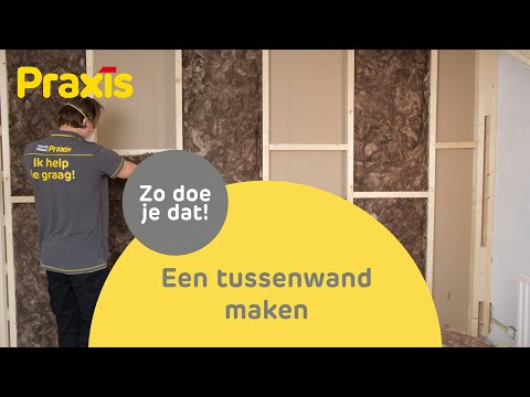 Een tussenwand plaatsen | Stappenplan Praxis