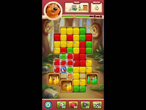 Toon Blast Level 7663 - NO BOOSTERS 🐻🐺🐱 | SKILLGAMING ✔️