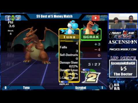 "Ascension 9/24/16" - Tuna (Yoshi) v. Scraket (Zard/DK) - $5 Money Match