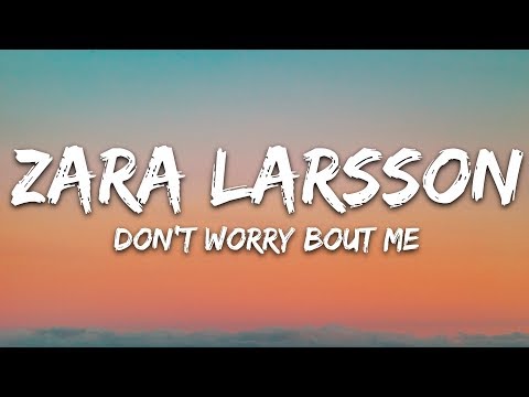 Zara Larsson - Don't Worry Bout Me (Lyrics)