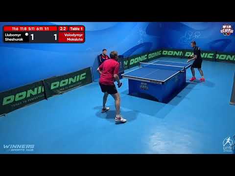 21:30 Liubomyr Sheshurak 2 - 3 Volodymyr Maksiuta West 5 WIN CUP 07.12.2022 | TABLE TENNIS WINCUP