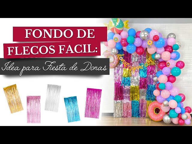 Vídeo relacionado con 3 Unidades Guirnalda de Flecos, Cortinas de oropel con Flecos metálicos, 300cm Guirnalda de Flecos de Papel de Aluminio, Cinta el Plastico para Decoración Boda de Jardín Cumpleaños Fiesta Plata