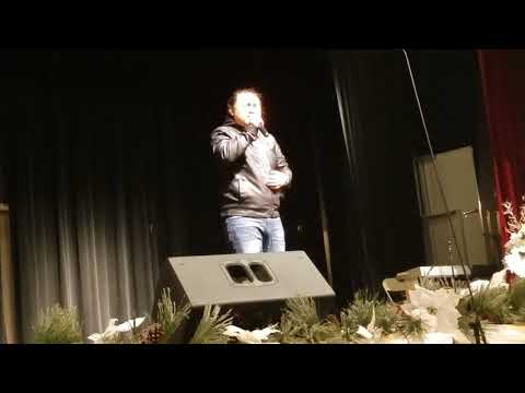 Nrees Xyooj "Hands band" at HCPA school on World culture day