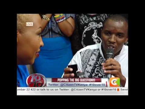 Love made on the ten.....Singer Vivian proposed to live on TV #10Over10
