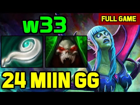 w33 MID Death Prophet w/ TEAM ITEMS Counter Mid Storm Spirit