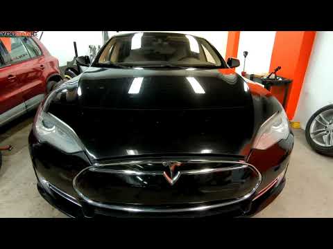 Tesla Model S How to Open Hood Using Key Fob DIY