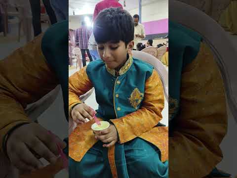 Cute boy eating an ice-cream 🍨🍨🍨