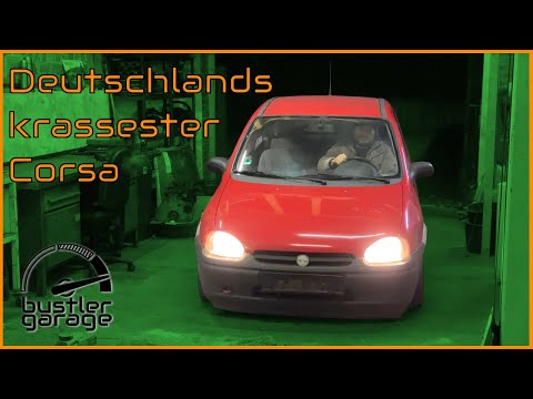 Deutschlands krassester Corsa bei Bustler Garage auf der Bühne