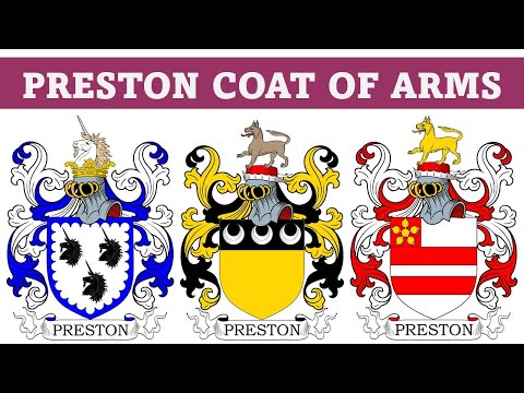 Preston Coat of Arms & Family Crest - Symbols, Bearers, History