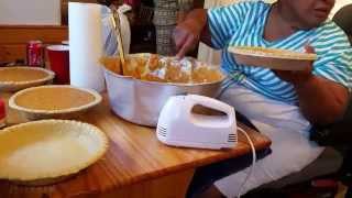 VLOG: COOKING WITH GRANDMA || SWEET POTATO PIE ||