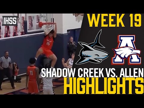 Epic Comeback: Shadow Creek vs Allen Basketball Highlights!