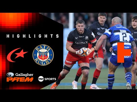 THRILLING MATCH! 🤩 | Saracens vs Bath Rugby | Gallagher PREM Rugby Highlights
