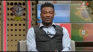 How Asamoah Gyan reacted and celebrated Ghana's win over South Korea😀😆