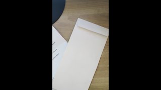 How To Fold A Resume Into An  Envelope | A4 Size Of Your CV. #Resume# Envelope