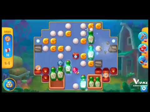 Fishdom. 9485 level no boosters and diamonds. 11 moves