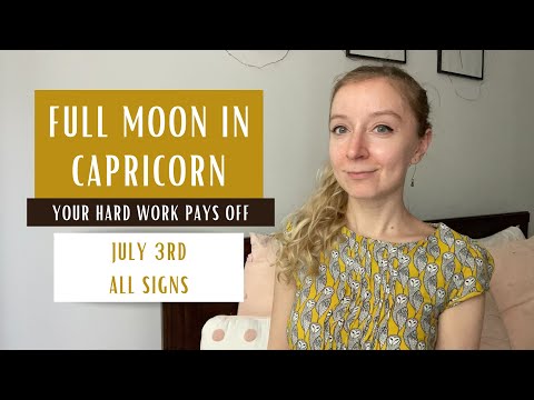 Full Moon in Capricorn - July 3rd 2023 - Horoscopes