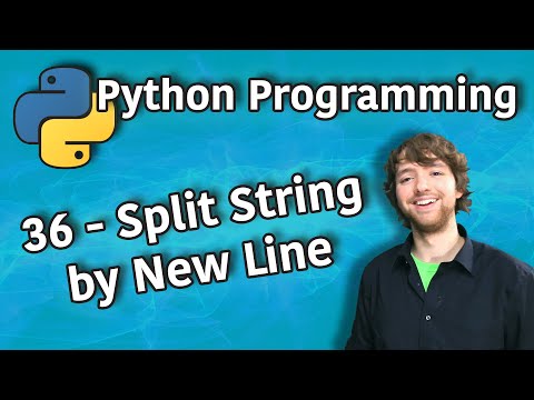 Python Programming 36 Split String by New Line