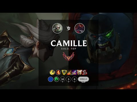 Camille Top vs Sion - EUW Grandmaster Patch 12.18