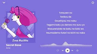 Download lagu Secret Base (Kimi Ga Kureta Mono) Lyrics - Zone (Live Performance) | OST. Anohana mp3
