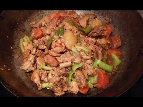 宅家自制大盘鸡 Easy cooking Big Tray Chicken