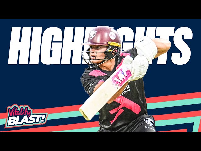 Will Smeed Smacks 51 off 45 Balls  | Gloucestershire v Somerset – Highlights | Vitality Blast 2025