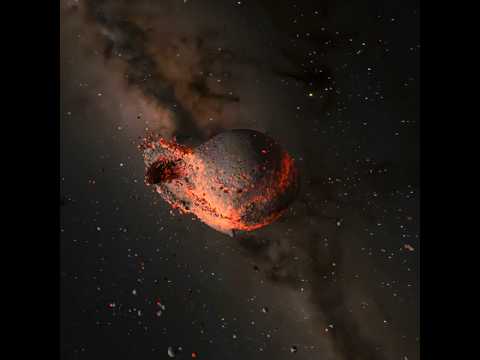 Pluto vs Charon! #space #simulation #pluto #charon #collide #collision #spacesim