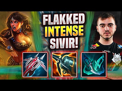 FLAKKED IN SUPER INTENSE GAME ON SIVIR! - G2 Flakked Plays Sivir ADC vs Xayah! | Season 2022