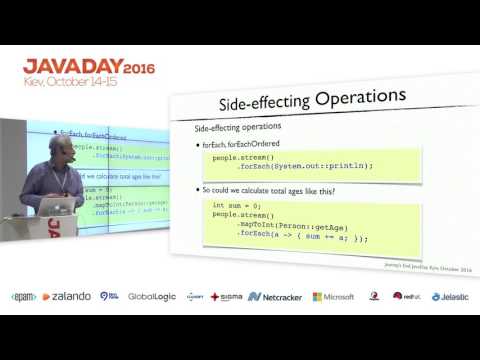 JavaDay Kyiv 2016: Collection and Reduction in the Stream API (Maurice Naftalin) - Part 1