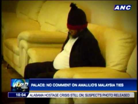 Palace mum on Amalilio's ties to Malaysian official