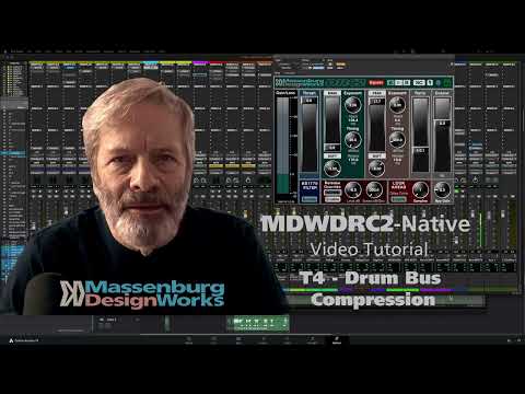 MDWDRC2-Native Dynamic Range Controller Video Tutorial - T4 Drum Bus Compression