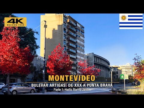 🇺🇾 BLV. ARTIGAS: Pt 1/2 Desde TRES CRUCES hasta PUNTA BRAVA | Montevideo | WALKING TOUR 2024 [ 4K ]