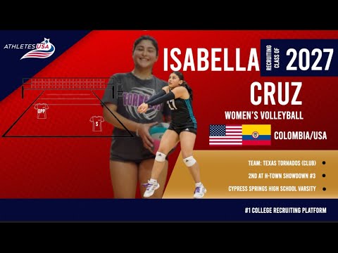Women's Volleyball | Setter | Isabella Cruz, Colombia/USA | Recruit 2027
